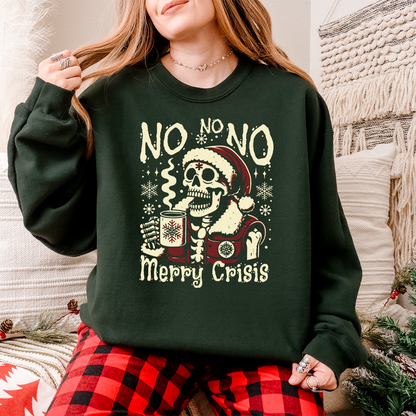 Merry Crisis Crewneck Sweatshirt
