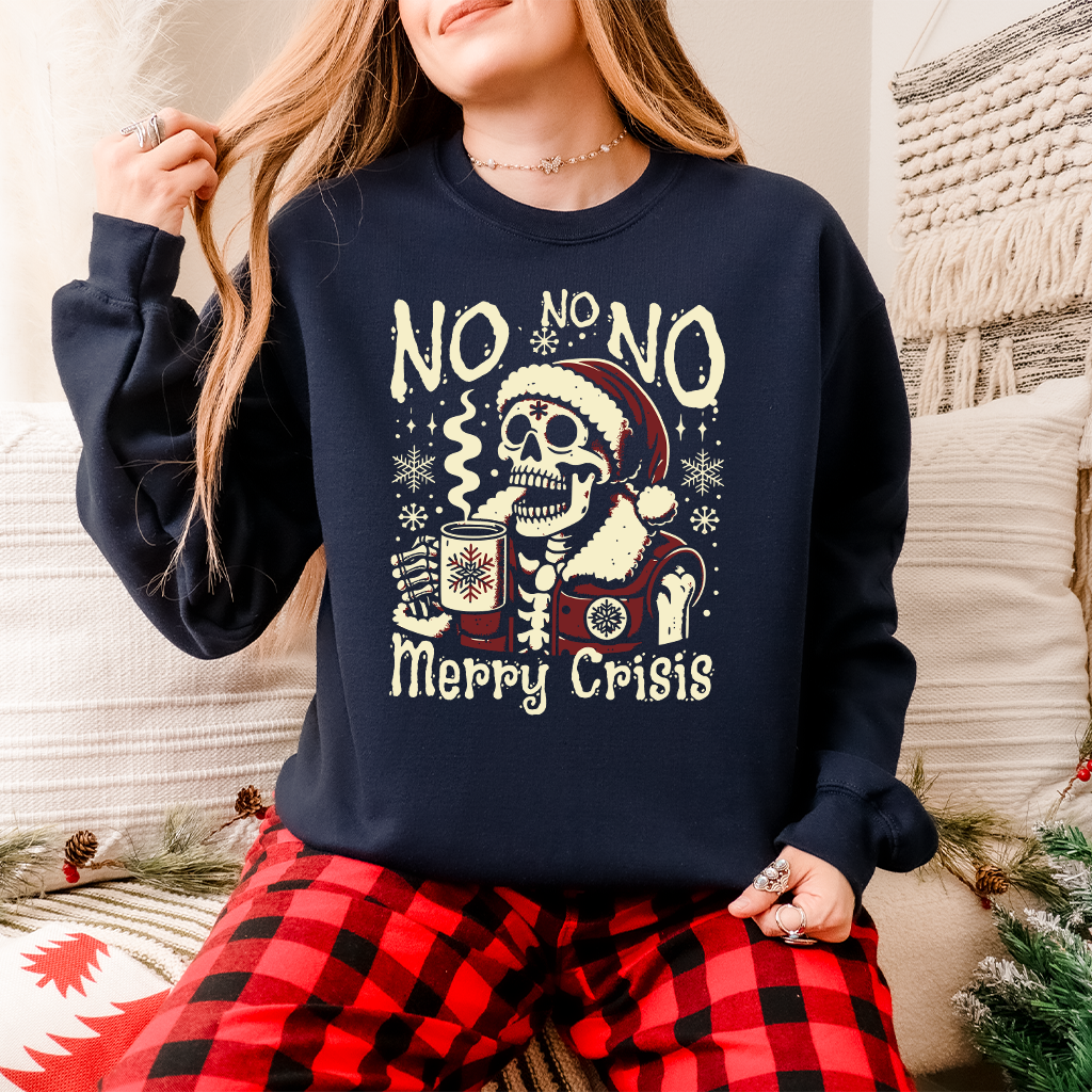Merry Crisis Crewneck Sweatshirt