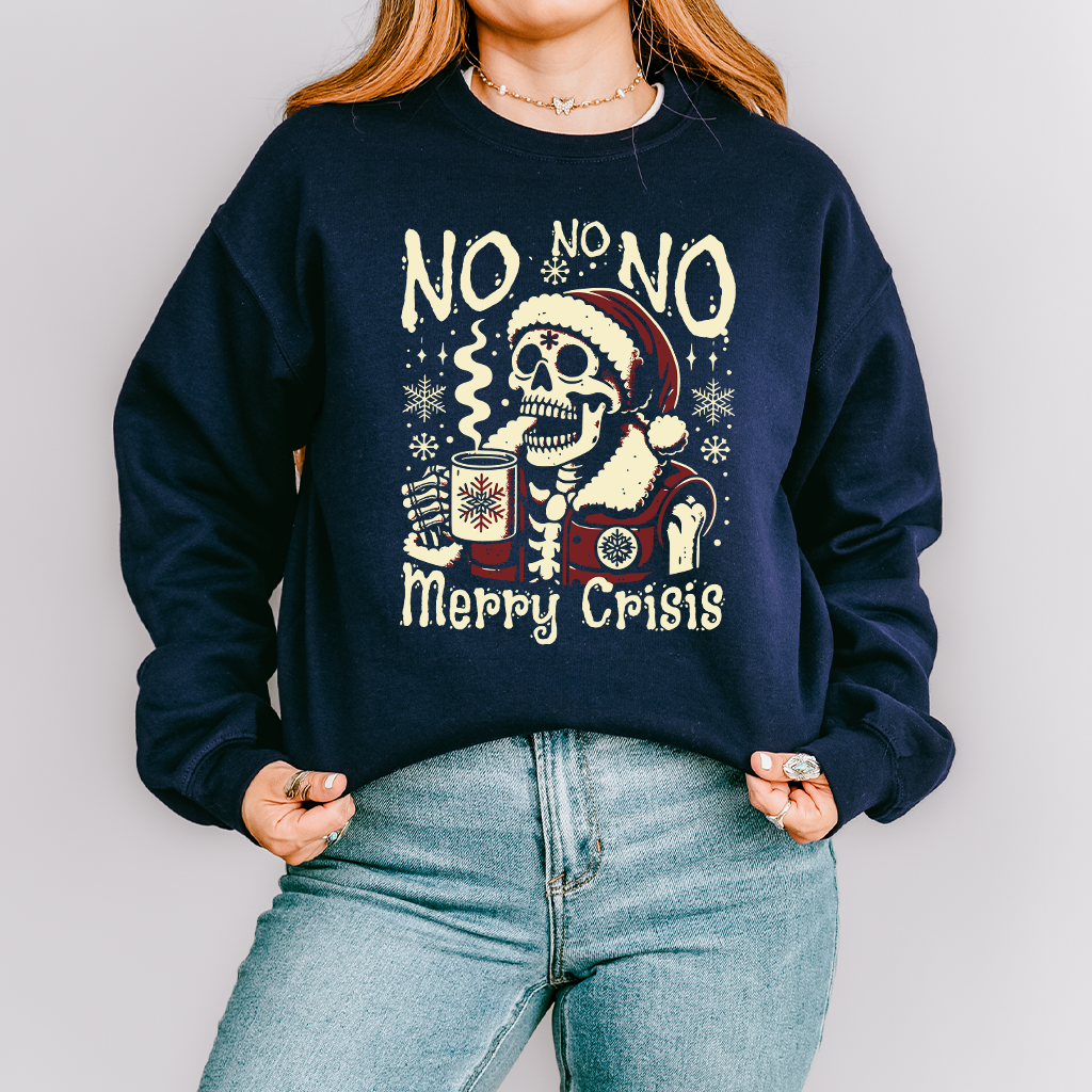 Merry Crisis Crewneck Sweatshirt
