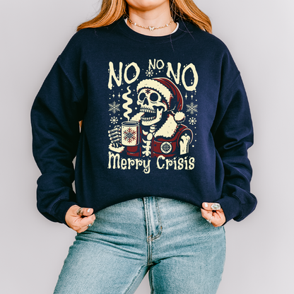 Merry Crisis Crewneck Sweatshirt