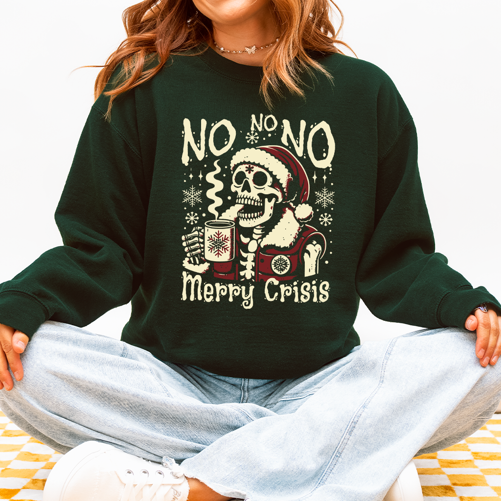 Merry Crisis Crewneck Sweatshirt