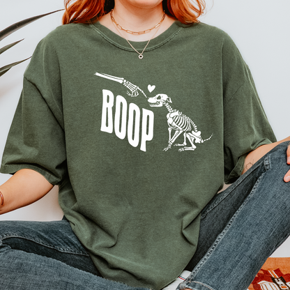 Boop Skeleton Dog Lover T-Shirt