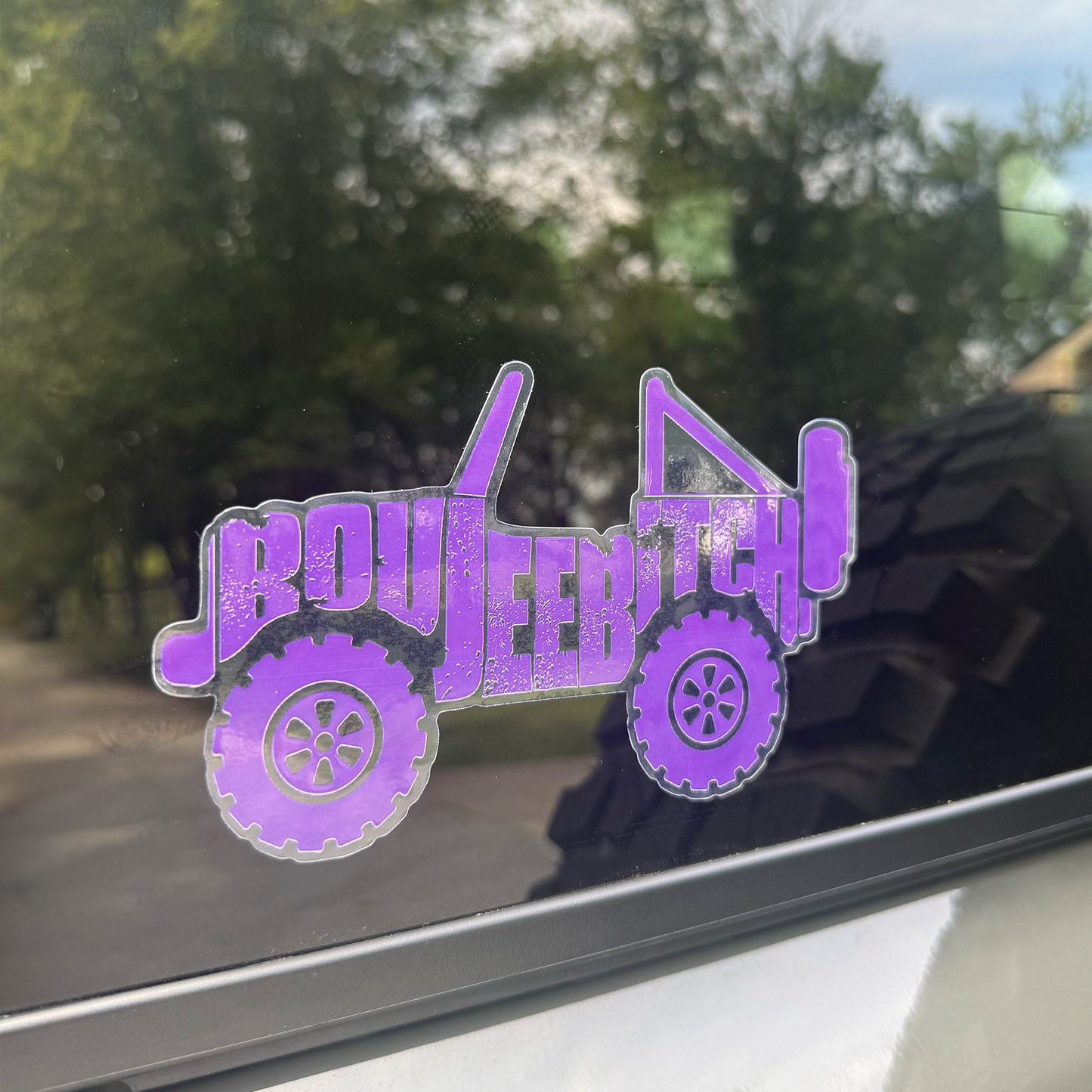 Boujee Bitch Transparent Off-Road 4x4 Decal