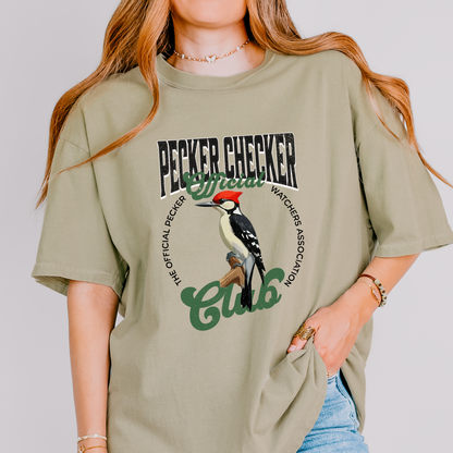 Pecker Checker Bird Watching T-Shirt