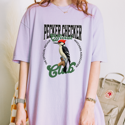 Pecker Checker Bird Watching T-Shirt