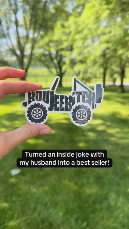 Boujee Bitch Transparent Off-Road 4x4 Decal