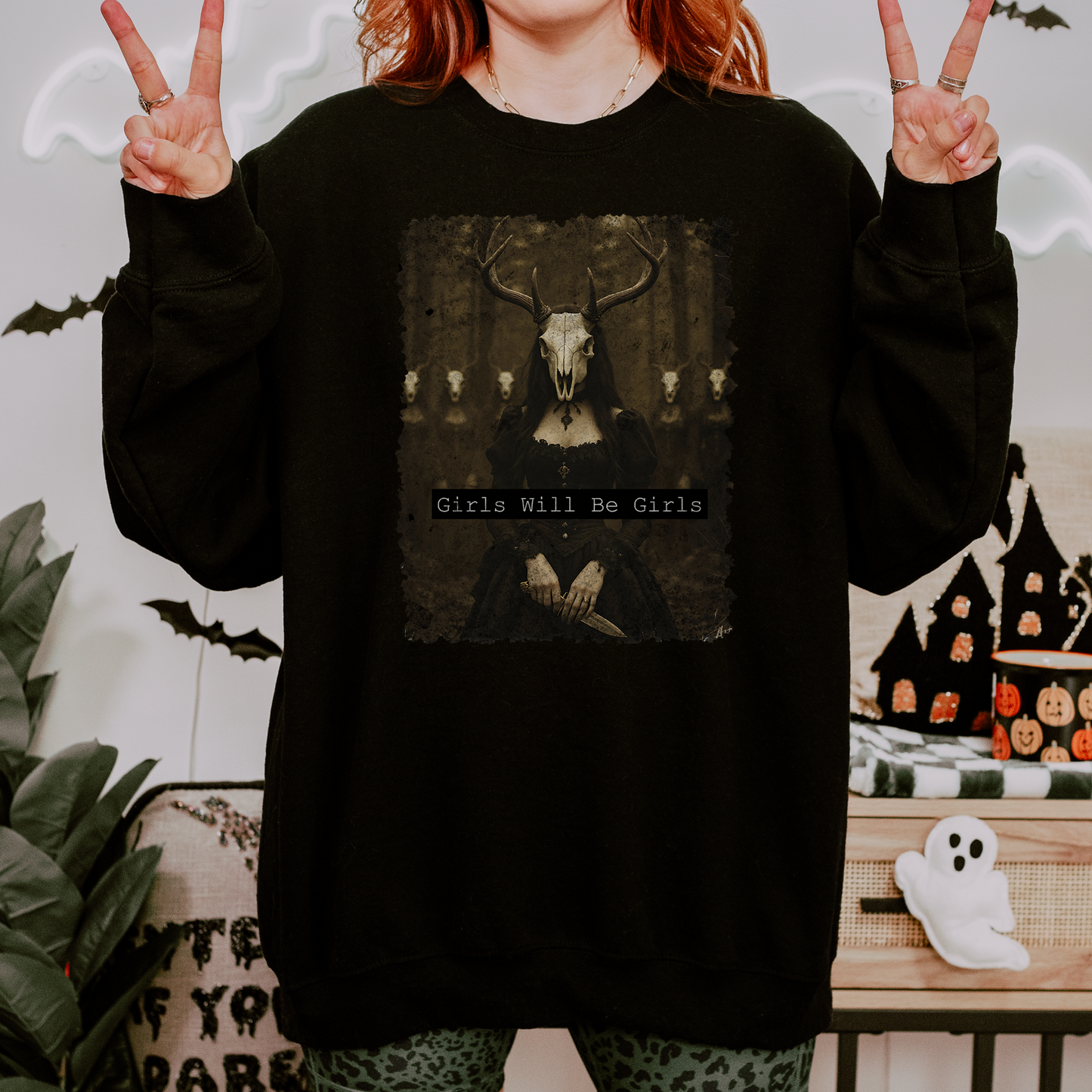 Girls Will Be Girls Forest Witch Sweatshirt