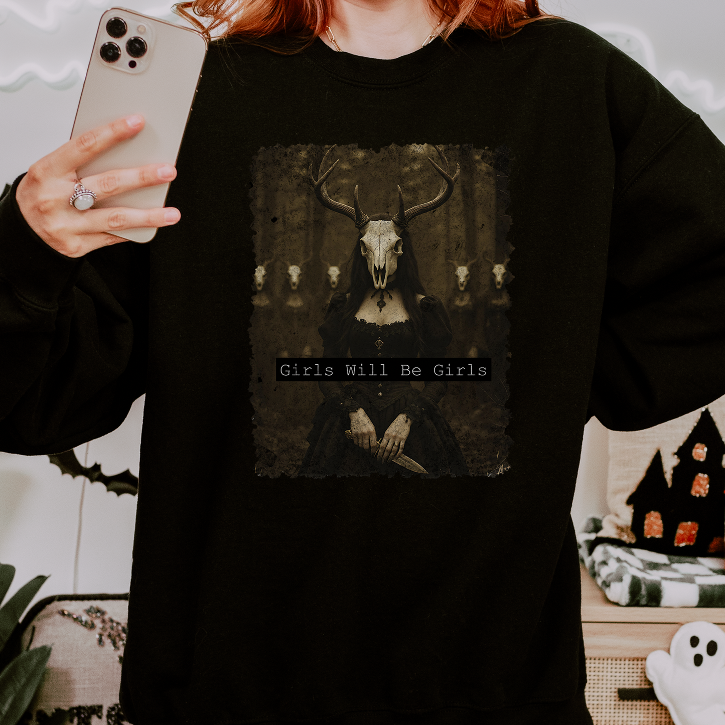Girls Will Be Girls Forest Witch Sweatshirt