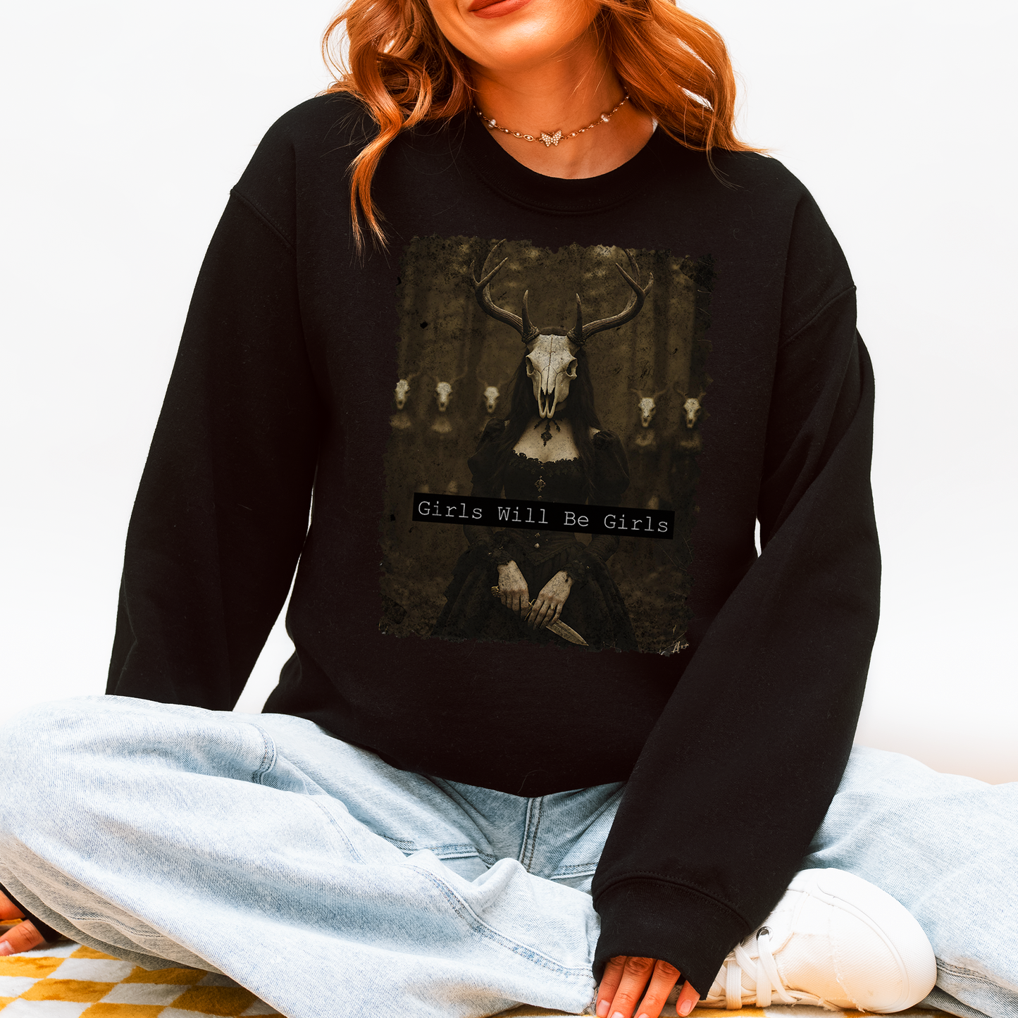 Girls Will Be Girls Forest Witch Sweatshirt