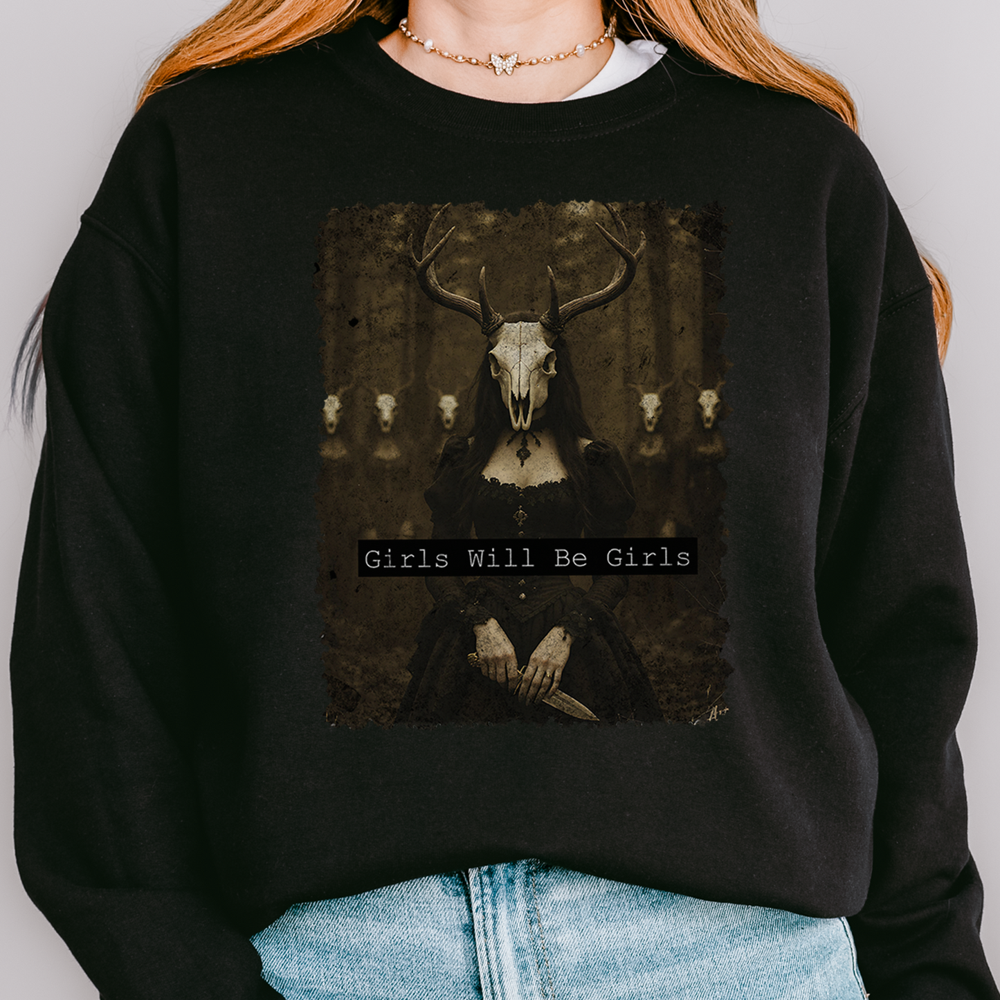 Girls Will Be Girls Forest Witch Sweatshirt
