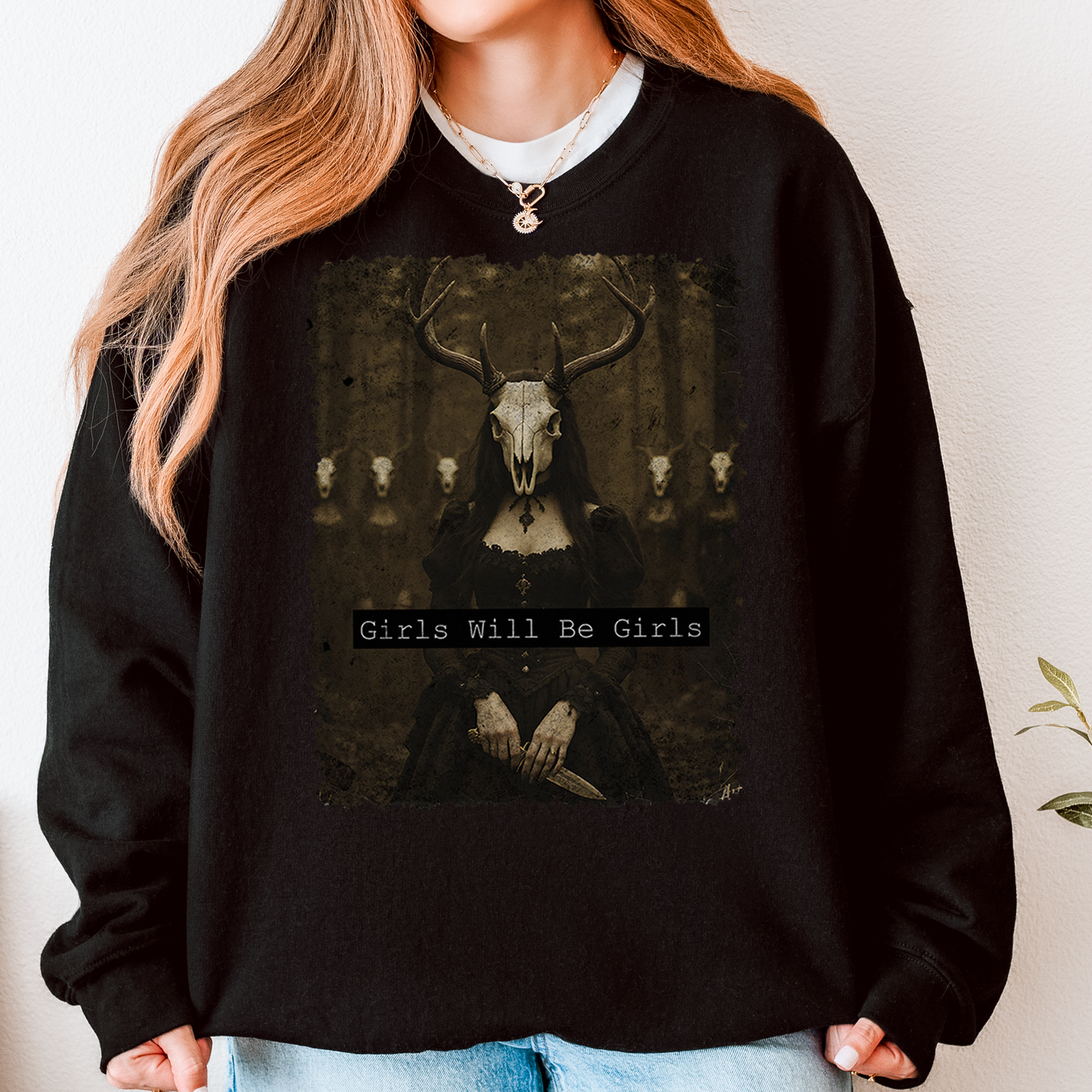 Girls Will Be Girls Forest Witch Sweatshirt